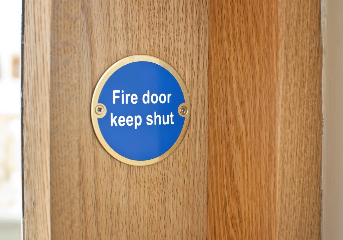 Keep shut choose someone. Fire Door Plan.